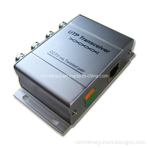 4 CH UTP Passive CCTV Video Transmission (3CH Video+1CH Data) (RX-104)